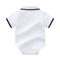 Export children's clothing infant polo shirt summer boy's khaki k-style one-piece baby romper cross-border romper