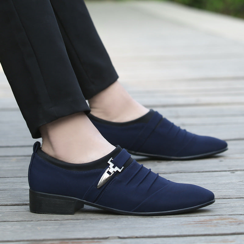 Summer new men's cloth shoes, plus size casual shoes, breathable slip-on canvas shoes, versatile men's footwear, dropshipping available