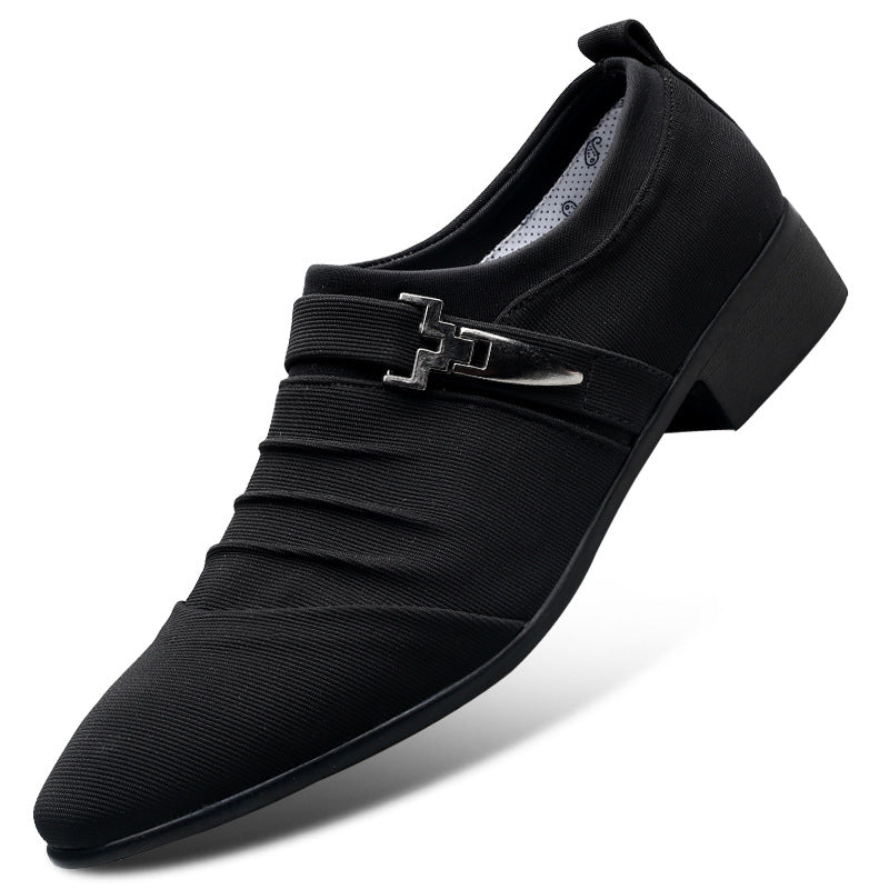 Summer new men's cloth shoes, plus size casual shoes, breathable slip-on canvas shoes, versatile men's footwear, dropshipping available