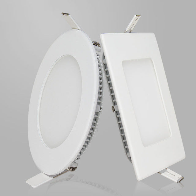 3 inch 4 inch indoor lighting LED panel light 3W6W9W12W15W18W24W round square downlight embedded