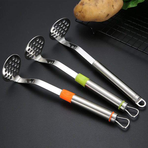 Daoqi Stainless Steel Kitchen Gadgets Multifunctional Mashed Potato Press Baby Supplementary Food Household Manual Mash