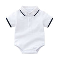 Export children's clothing infant polo shirt summer boy's khaki k-style one-piece baby romper cross-border romper