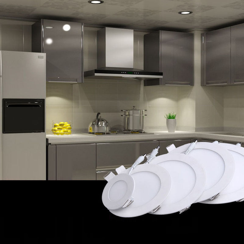 3 inch 4 inch indoor lighting LED panel light 3W6W9W12W15W18W24W round square downlight embedded