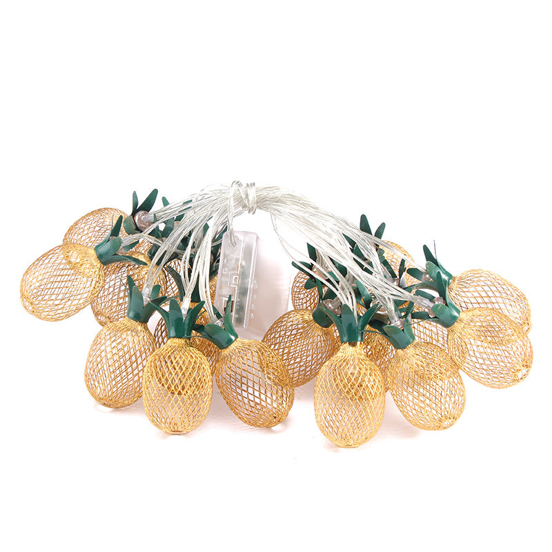 LED lanterns string lights, fruit pineapple flashing lights, star lights, Korean style girl heart room bedroom decoration lights