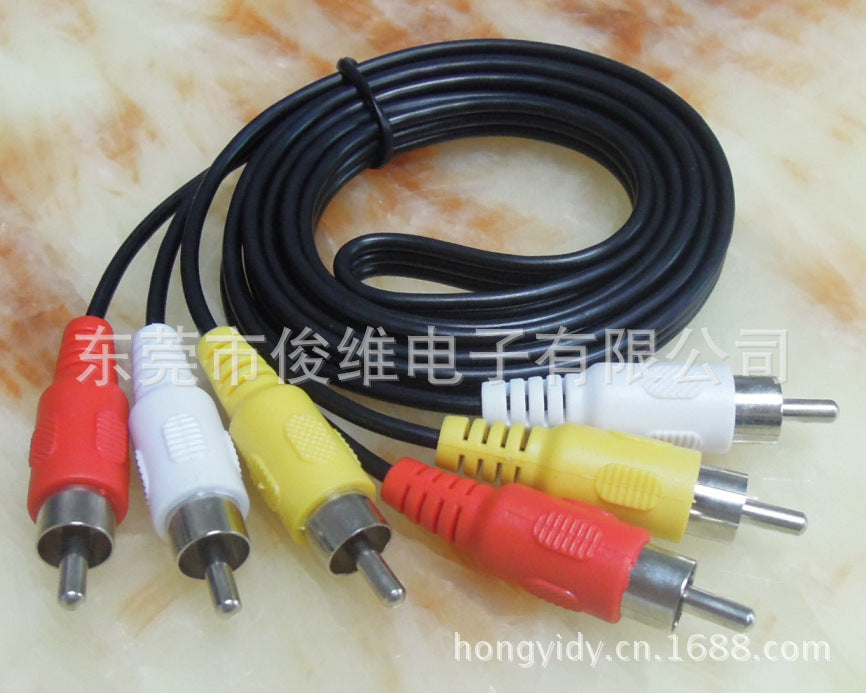 Manufacturer's special wholesale AV cable, lotus cable, audio and video cable, high-quality DVD cable, set-top box cable