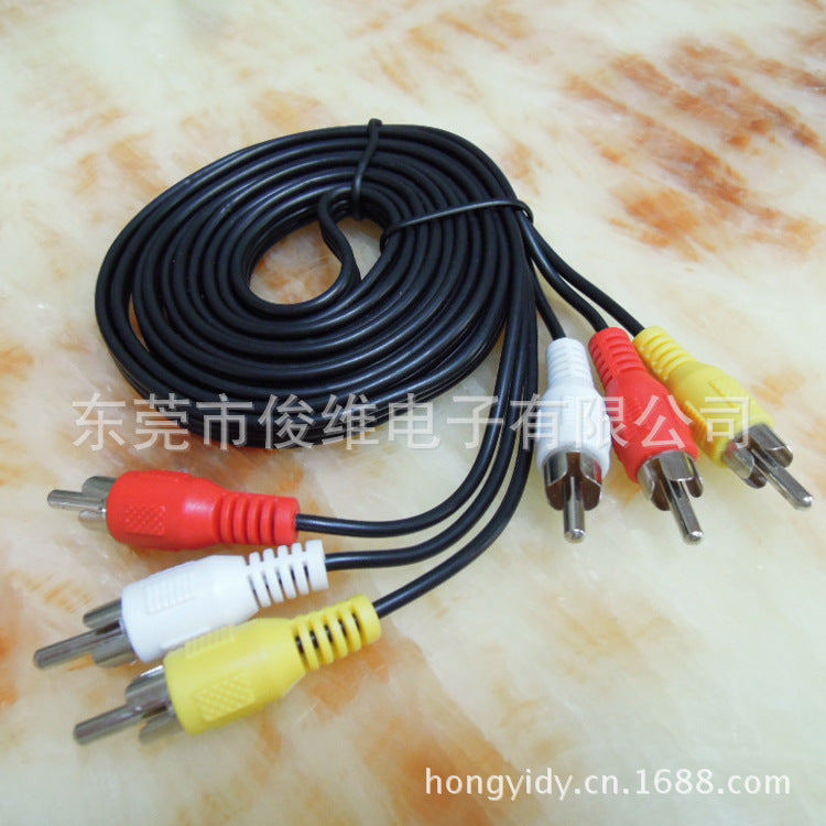 Manufacturer's special wholesale AV cable, lotus cable, audio and video cable, high-quality DVD cable, set-top box cable