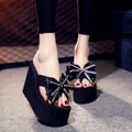 Women's summer fashion slippers - thick sole flip-flops for women, perfect for vacation, travel, beach, and seaside wear
