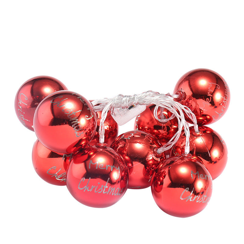 New l Christmas ball led light string, star snowflake holiday decorative lights, battery box lights wholesale by manufacturers