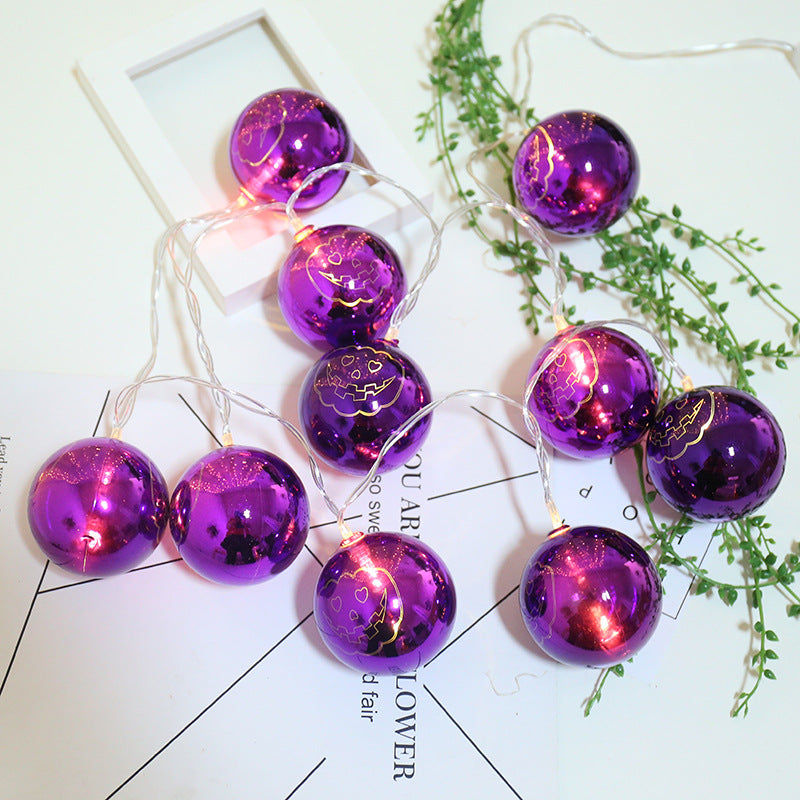 New l Christmas ball led light string, star snowflake holiday decorative lights, battery box lights wholesale by manufacturers