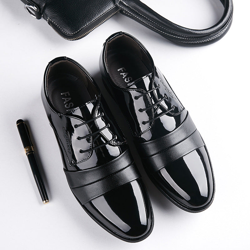 premium new leather shoes men's casual business formal office shoes men's 46 47 48 large size shoes