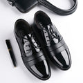premium new leather shoes men's casual business formal office shoes men's 46 47 48 large size shoes
