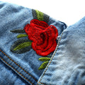 European and american children's spring collection: new embroidered outerwear, baby denim jackets - cross-border denim jacket