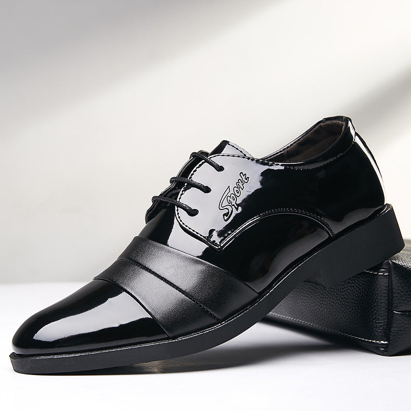 premium new leather shoes men's casual business formal office shoes men's 46 47 48 large size shoes