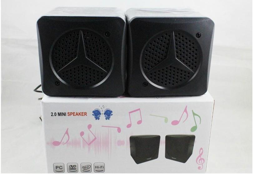 Desktop laptop usb mini small speaker cube small speaker 101c portable speaker mp3 small speaker