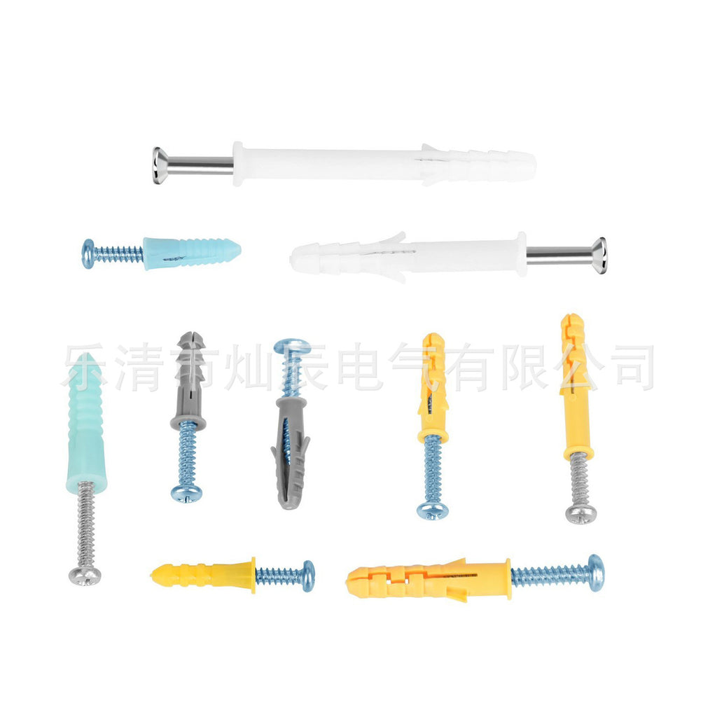 Cross-border 200PCS boxed, self-tapping screws, plastic expansion screws, rubber plugs, combination sets, hardware factory