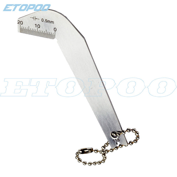HUOTO aluminum sheet, stainless steel, drill bit detection ruler, blade head detection gauge, drill bit top angle gauge