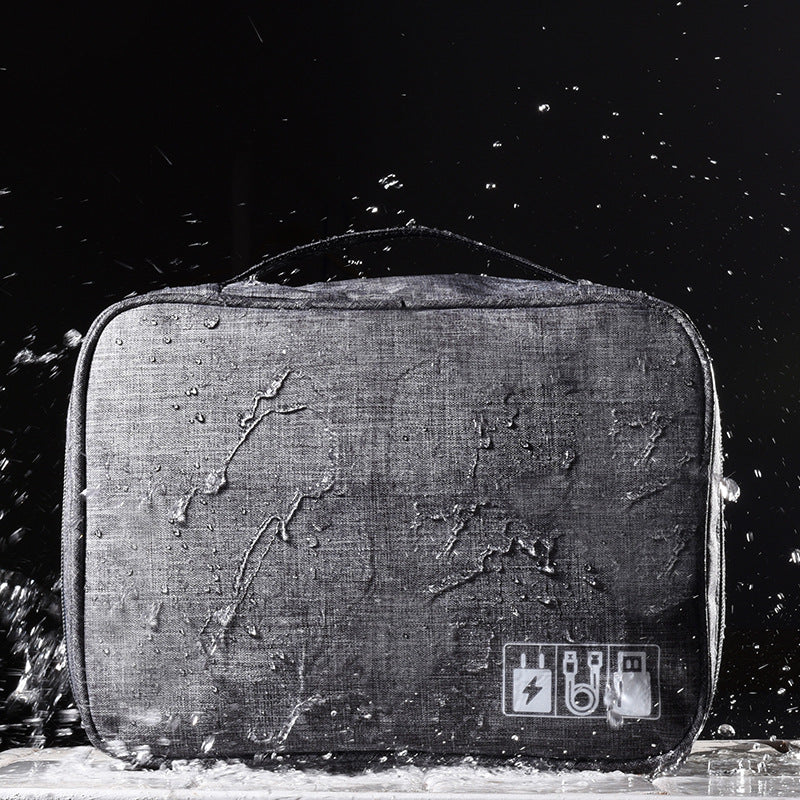 Customized cationic clothes digital bag U disk storage waterproof data cable multi-function storage box portable