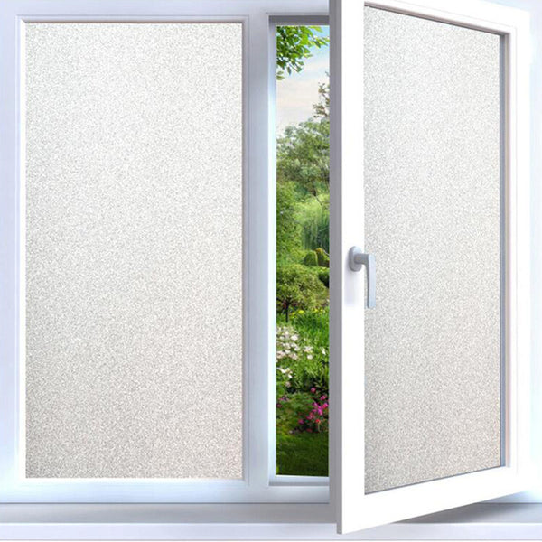 Thickened sunscreen electrostatic adsorption film PVC glue-free glass matte sticker window bathroom toilet sliding door window grilles