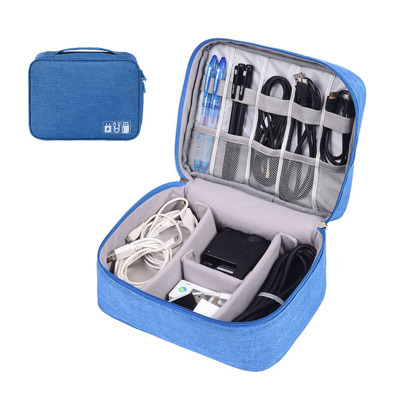 Customized cationic clothes digital bag U disk storage waterproof data cable multi-function storage box portable