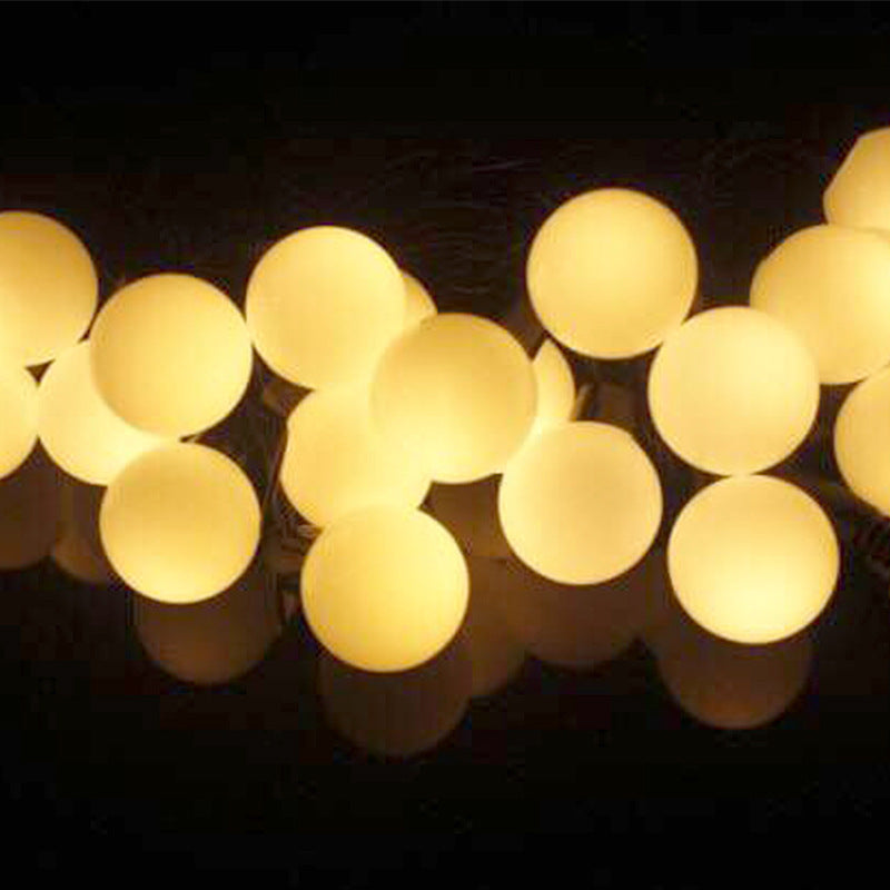 LED lights flash string lights 3.5 cm 3.5CM large round ball double flash Christmas wedding bar holiday decoration lights