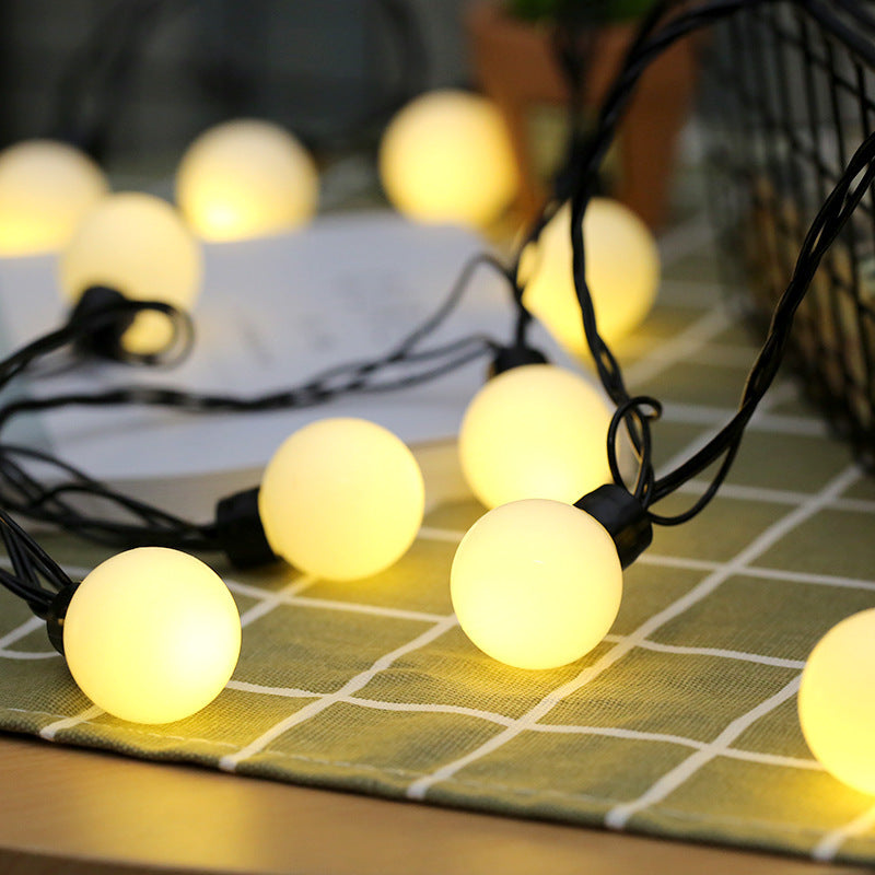 LED lights flash string lights 3.5 cm 3.5CM large round ball double flash Christmas wedding bar holiday decoration lights