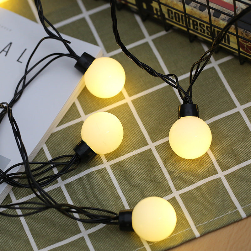 LED lights flash string lights 3.5 cm 3.5CM large round ball double flash Christmas wedding bar holiday decoration lights