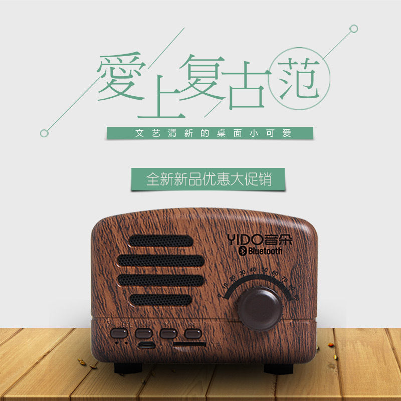 Wireless bluetooth mini speaker retro speaker subwoofer nostalgic cute creative portable little prince speaker bt01
