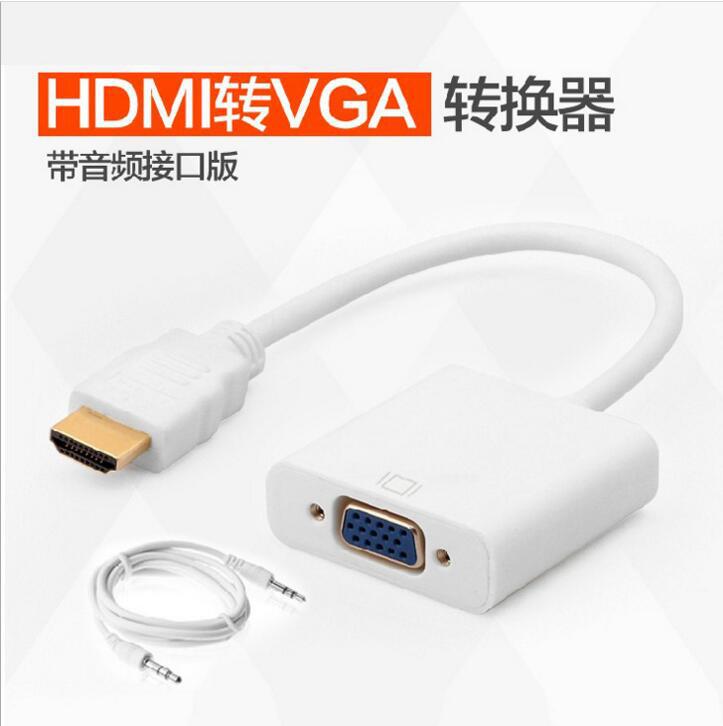 Hdtv to vga converter with audio - hdtv to vga adapter for projectors, computer to lcd tv conversion cable