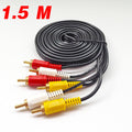 All copper 6-head av audio and video cable 3 lotus to 3 lotus video cable 1.5m / 3m / 5m / 10m / 20m