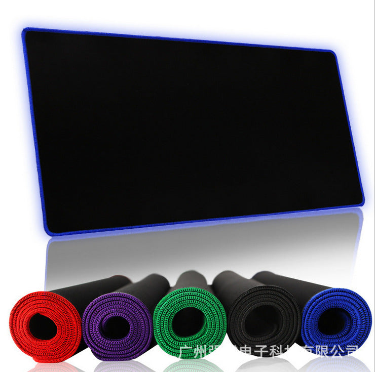 30*60cm color edge gaming mouse pad, thickened edge, large keyboard table mat, durable mouse pad