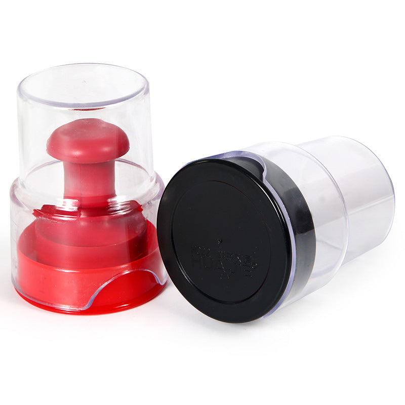 Huajie round oval transparent official seal box seal box private seal box seal box storage box company seal box H021-4