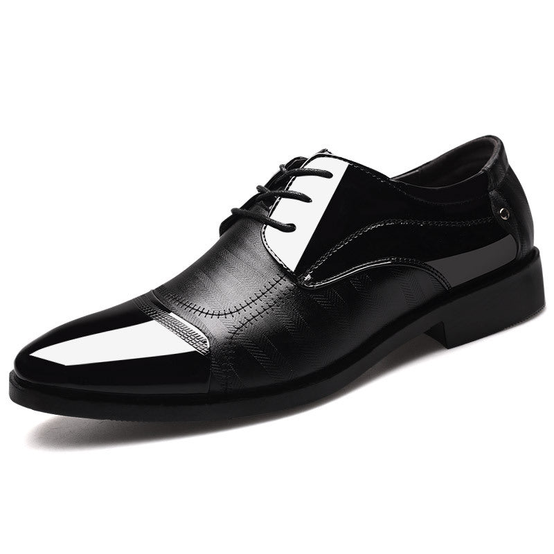Spring new arrivals: men's leather business dress shoes - plus sizes available, stylish & versatile, perfect for weddings, dropshipping available