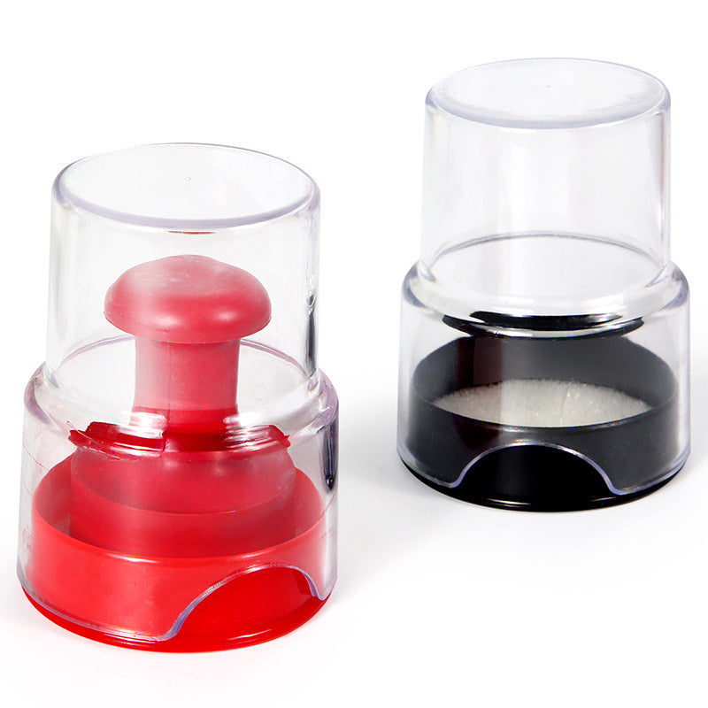 Huajie round oval transparent official seal box seal box private seal box seal box storage box company seal box H021-4