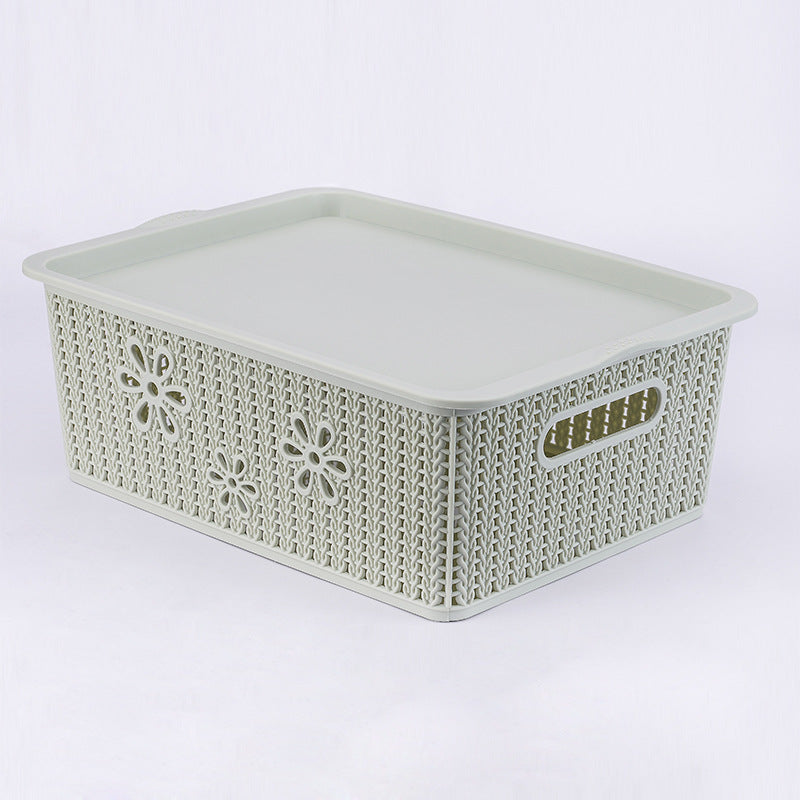 Rattan storage basket Storage basket Fruit basket Storage basket Kitchen storage Office storage Sundries basket Toy storage basket