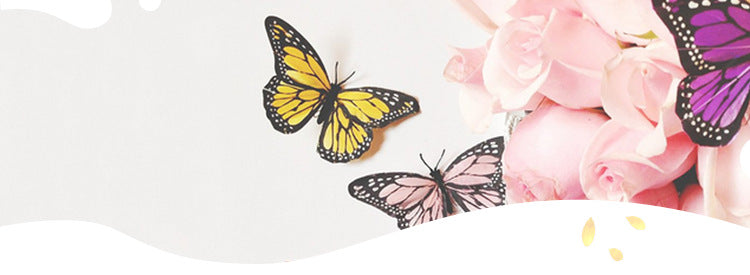 Customized three-dimensional handmade feather butterfly garden Christmas decoration lighting simulation butterfly crafts