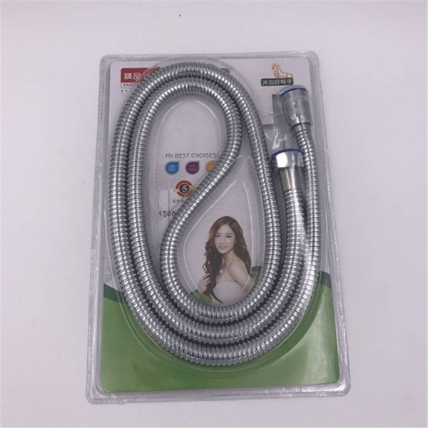 Shower hose Stainless steel shower pipe Bathroom water heater accessories Extended universal shower nozzle Explosion-proof water inlet pipe