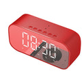 Yayusi new s5 alarm clock - gift, fashionable & creative mirror bluetooth speaker subwoofer