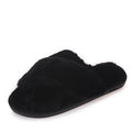 2024 fall/winter new fuzzy slippers for women, open-toe cotton slippers for home, crossover outdoor slippers, plus size women's slippers, thong sandals