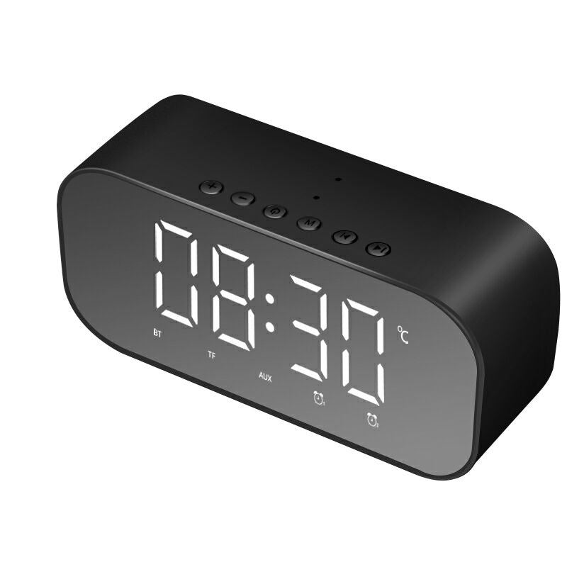Yayusi new s5 alarm clock - gift, fashionable & creative mirror bluetooth speaker subwoofer