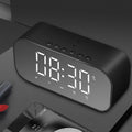 Yayusi new s5 alarm clock - gift, fashionable & creative mirror bluetooth speaker subwoofer