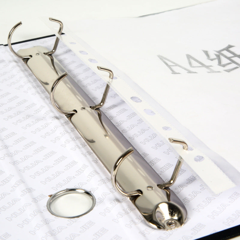 Huajie A4 loose-leaf folder data strong clip multi-specification board clip long clip two-hole clip single-hole clip thickened cardboard