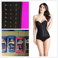 【9 steel bones】european and american latex latex corset waist trainer shapewear tightening sports waist cincher tummy control body shaper for women