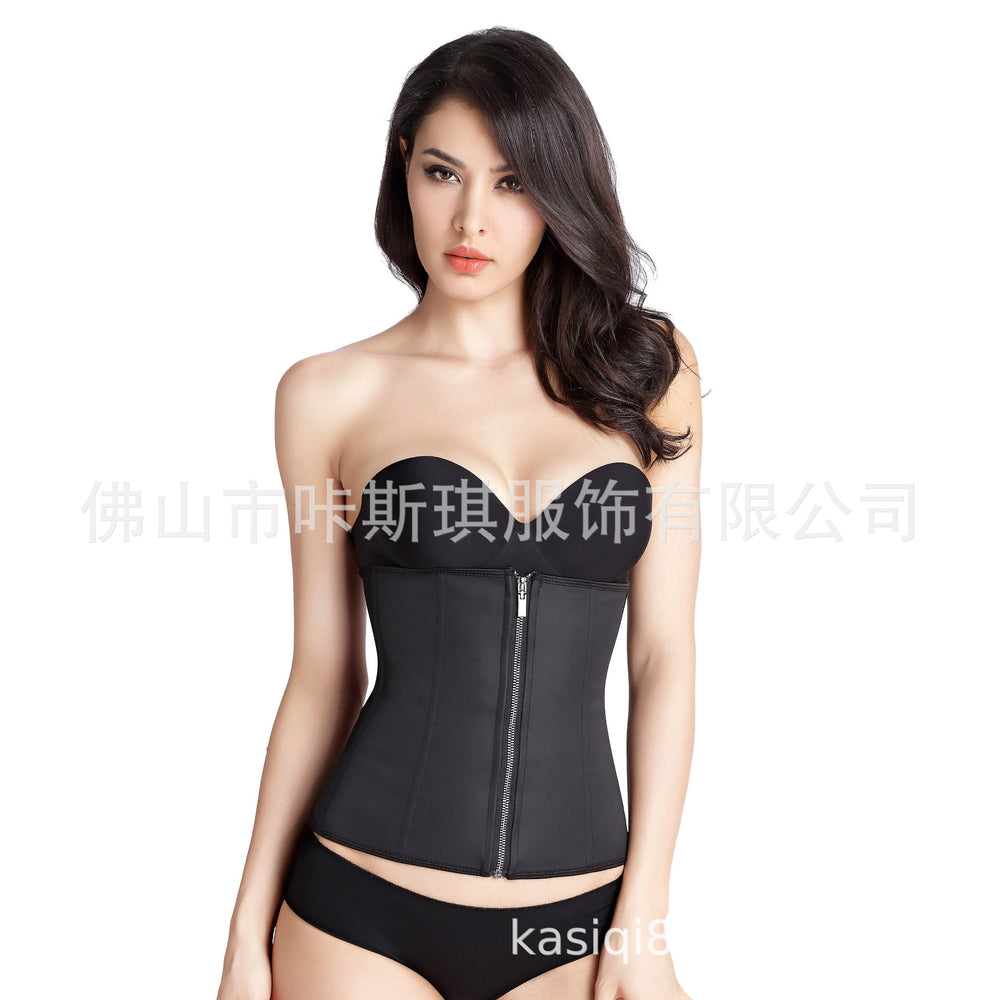 Latexexport corset belt fitness sports shaping latex waistband corset body shaping garment for women