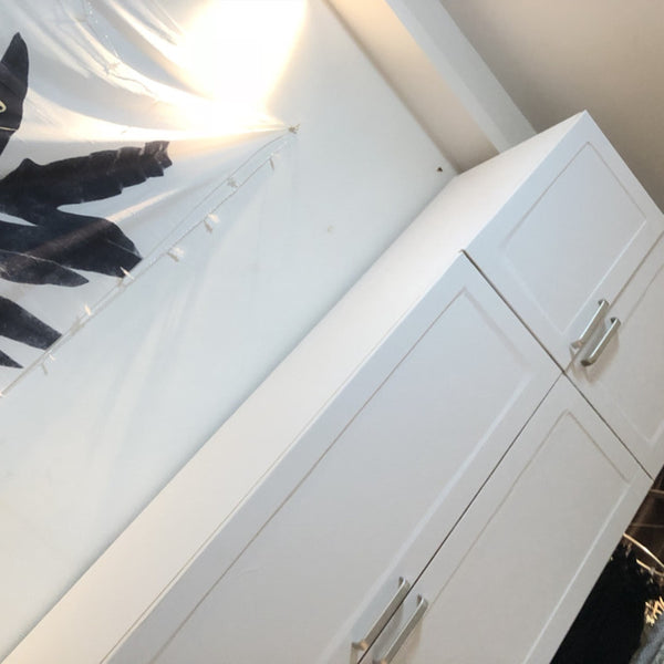 Wholesale imitation wood grain wardrobe cabinet door waterproof old furniture renovation sticker wallpaper self-adhesive wallpaper Boeing film