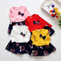 Spring & fallgirl long sleevesdressnew arrivalk-stylekids flower princess dress factory direct sales dropshipping