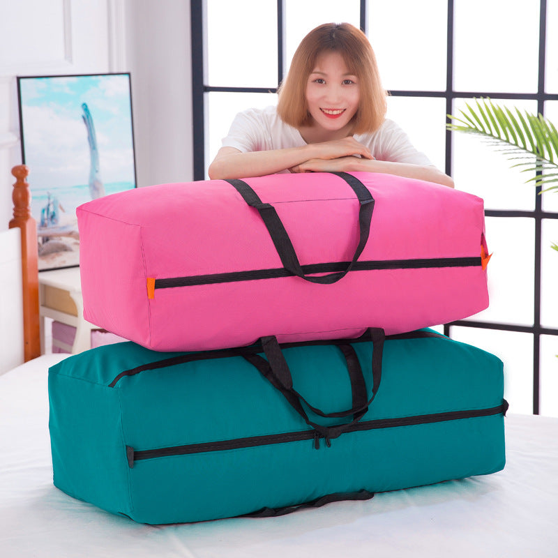 Water-proof Oxford cloth moving duffel bag large-capacity quilt storage bag thickened woven packing bag clothing finishing