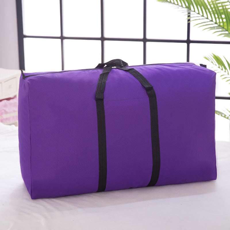 Water-proof Oxford cloth moving duffel bag large-capacity quilt storage bag thickened woven packing bag clothing finishing