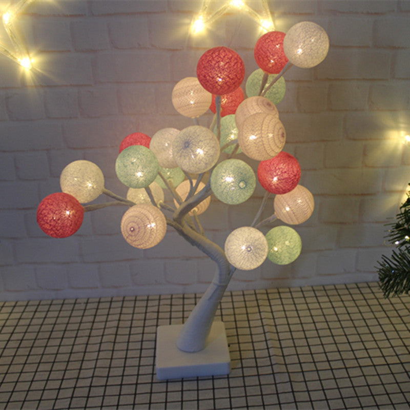 Wholesale modeling table lamp girl heart led room ornament tree light led night light simulation rose modeling table lamp