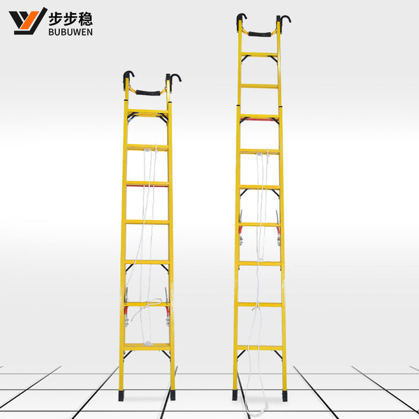Steady insulation single ladder, FRP ladder telescopic insulation ladder lifting engineering ladder electrical manufacturer