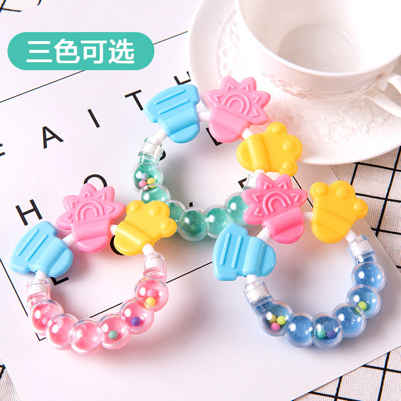 Factory direct sales baby bite le molar stick, infant silicone toothpaste, molar fixer, rattle toothpaste